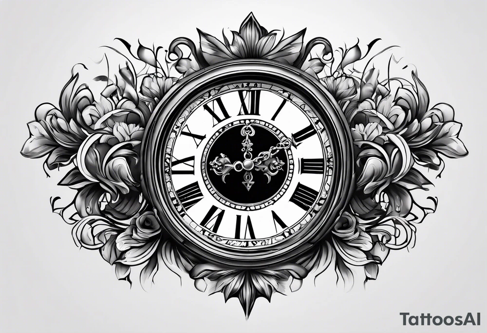 roman numeral 7 tattoo idea