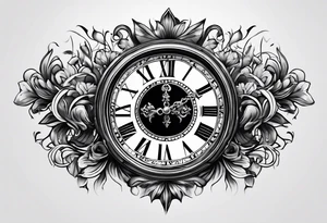 roman numeral 7 tattoo idea