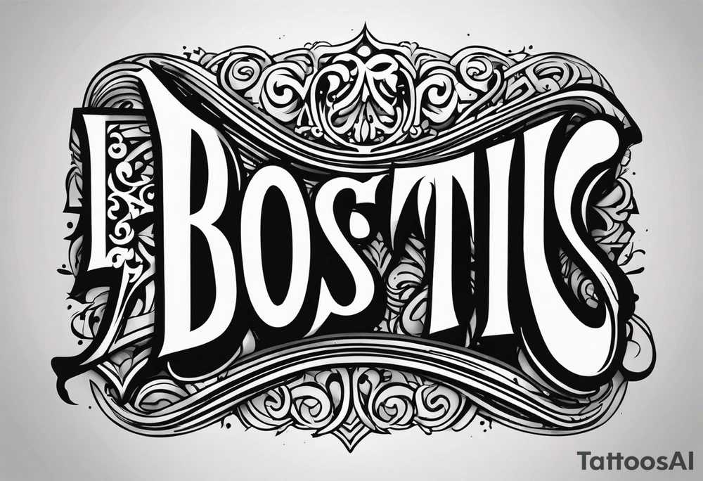 BOSTIC tattoo idea