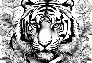 Tiger was with 3 cubs tattoo idea