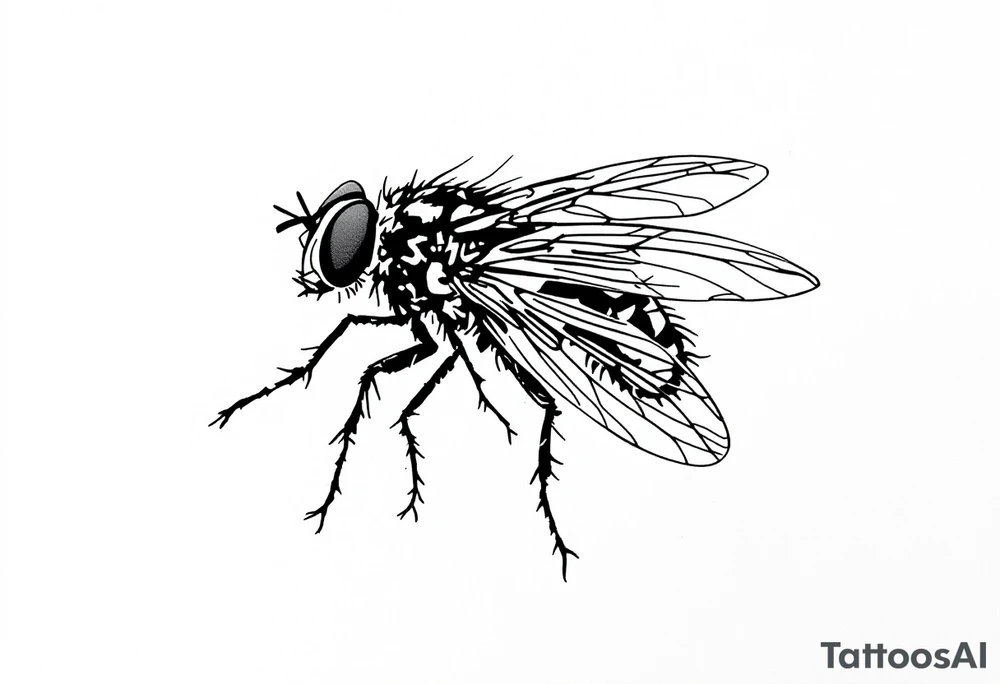 fly in japanese font tattoo idea