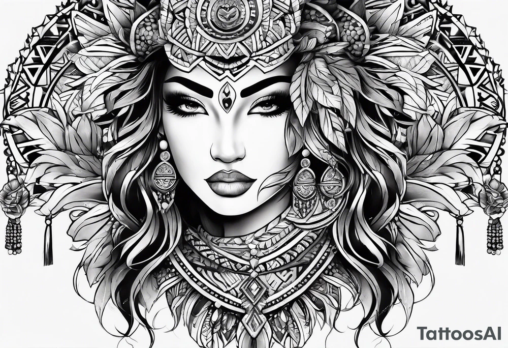 Tattoo for my arm and my chest that's samoan style tattoo idea