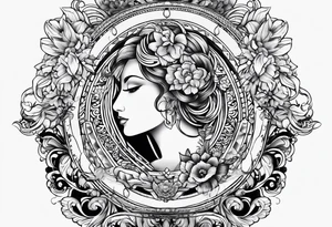 A, J, N and L Est 2011 tattoo idea
