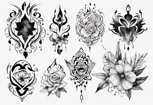 Name Neha tattoo idea