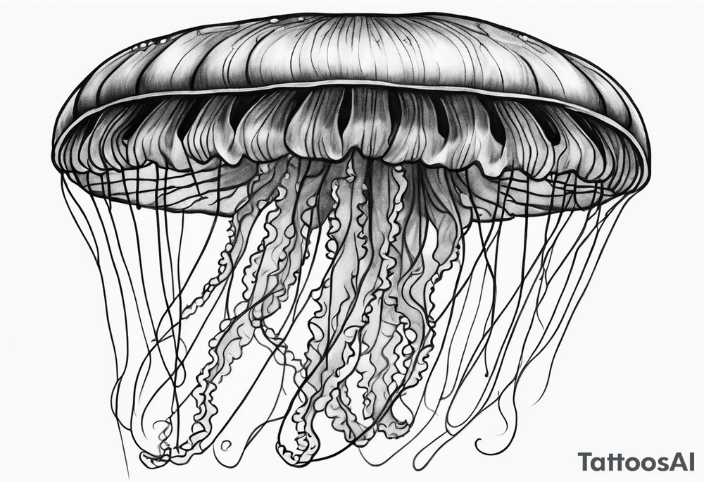 jellyfish small tattoo idea