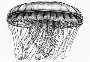 jellyfish small tattoo idea