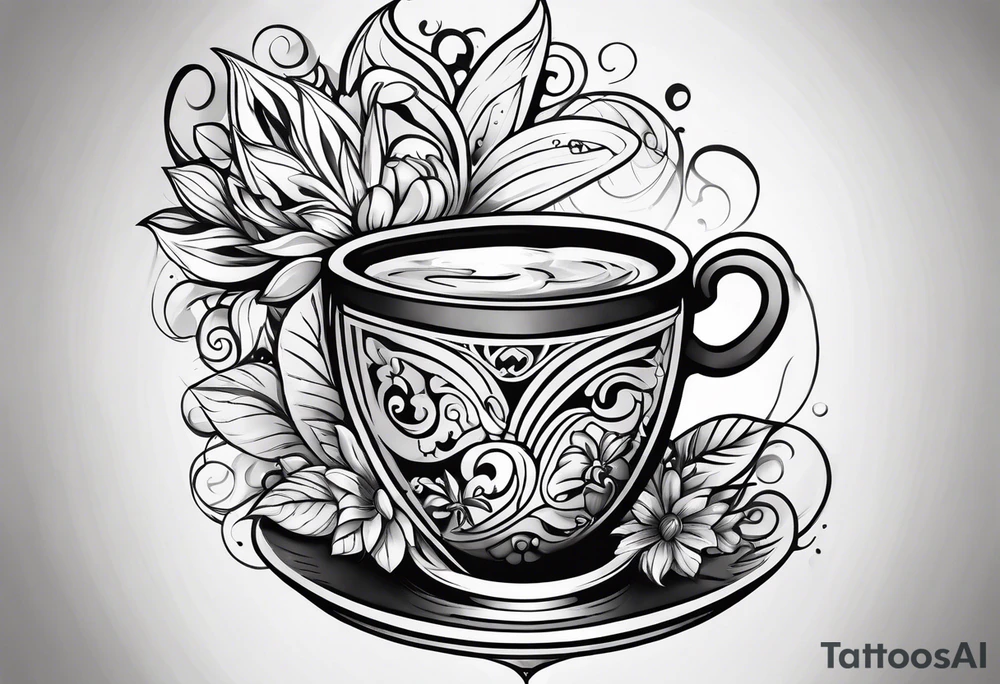 coffee tattoo idea