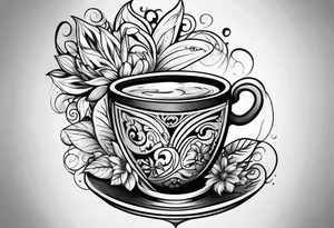 coffee tattoo idea