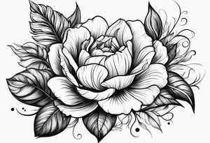 Flower mixture tattoo idea