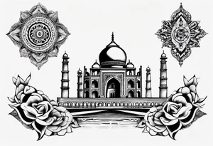 Taj Mahal tattoo idea