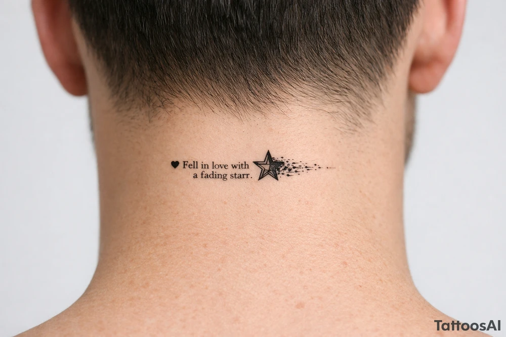 Fell in love with a fading starr tattoo idea