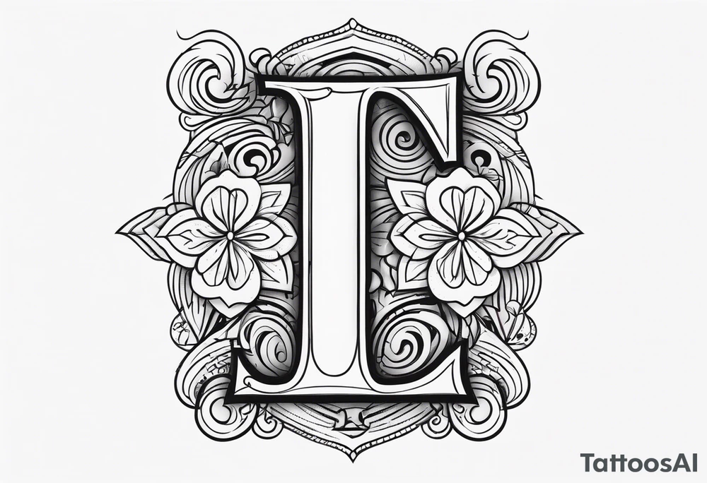 Initials T A C tattoo idea