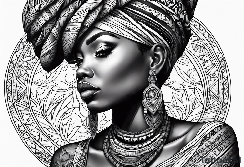 african, tattoo, bird tattoo idea