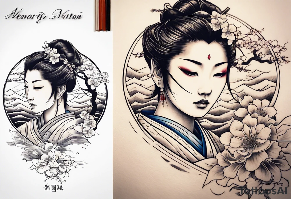 Memorialize loss of son tattoo idea
