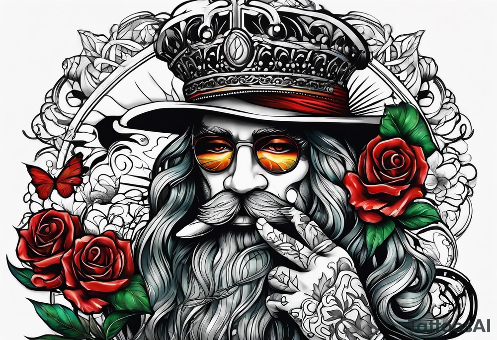 Hush Shhh finger to lips tattoo idea