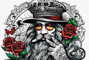 Hush Shhh finger to lips tattoo idea