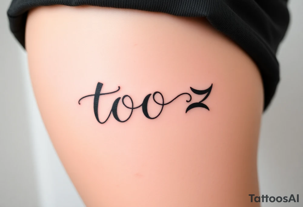 tooz tattoo idea