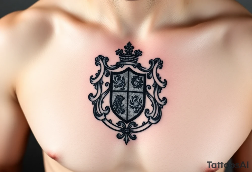 Smith, Irish family crest very intricate tattoo idea