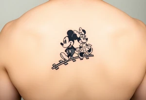 Mickey and Minnie's Runaway Railroad tattoo idea