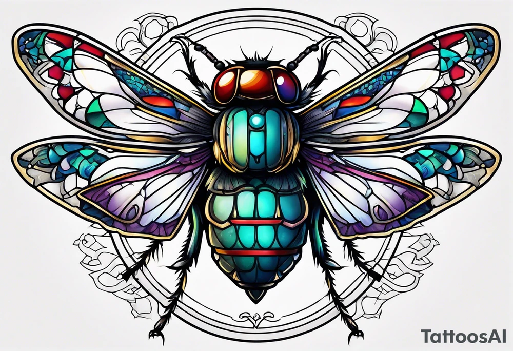 fly tattoo idea