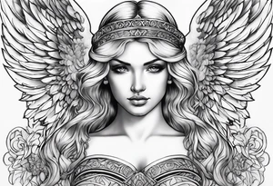 angel tattoo idea