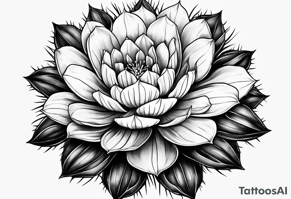 cactus tattoo idea