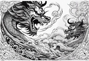 Escaping demons from hell tattoo idea