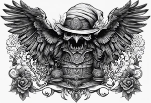Baba yaga creepy old tattoo idea