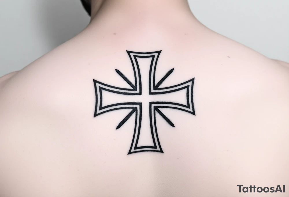 german iron cross tattoo idea