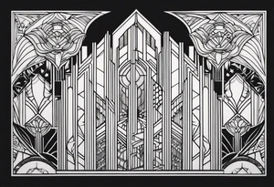 Art Deco Patterns tattoo idea