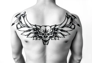 a men's belly tattoo tattoo idea