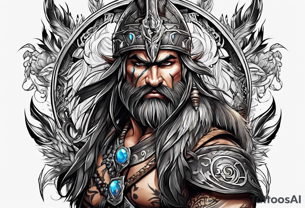 barbarian tattoo idea