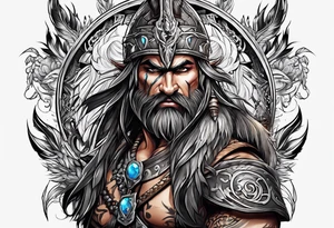 barbarian tattoo idea