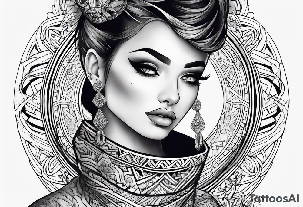 Full neck tattoo tattoo idea