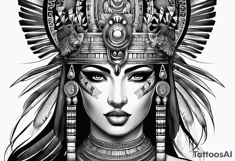 cleopatra's face tattoo idea