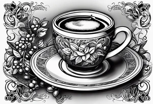 coffee tattoo idea