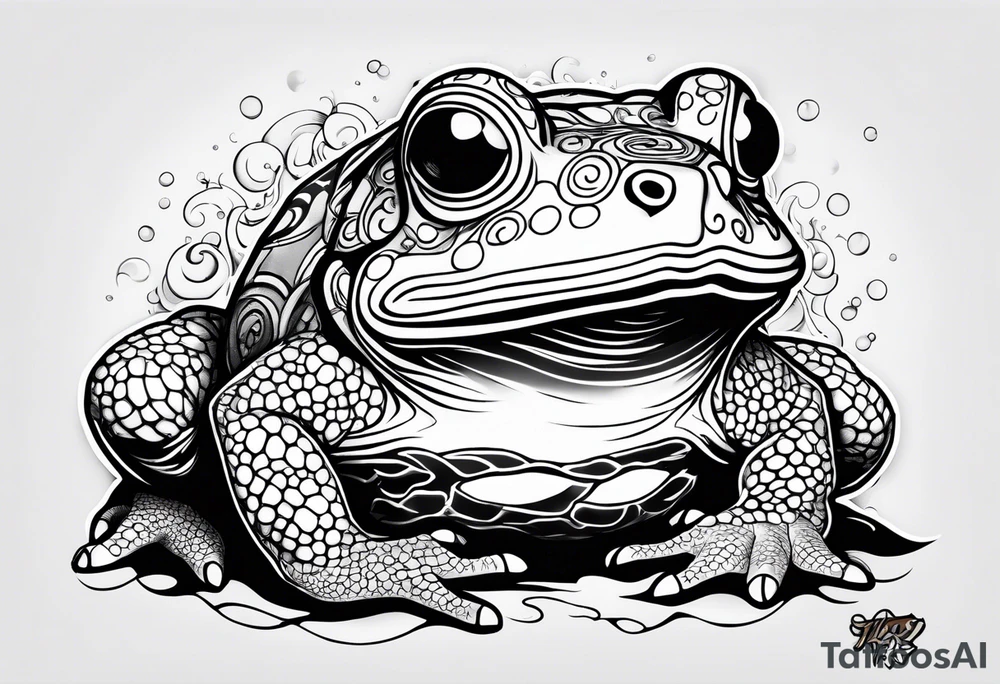Jiraiya Naruto Gamakichi toad tattoo idea
