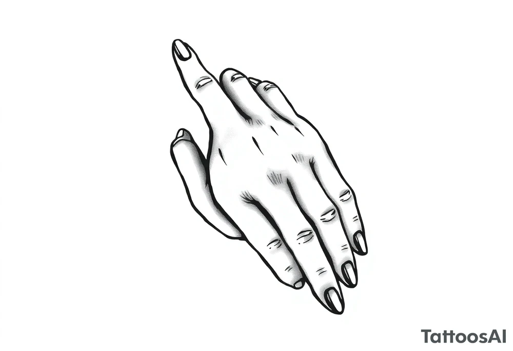 anime simple hand tattoo tattoo idea