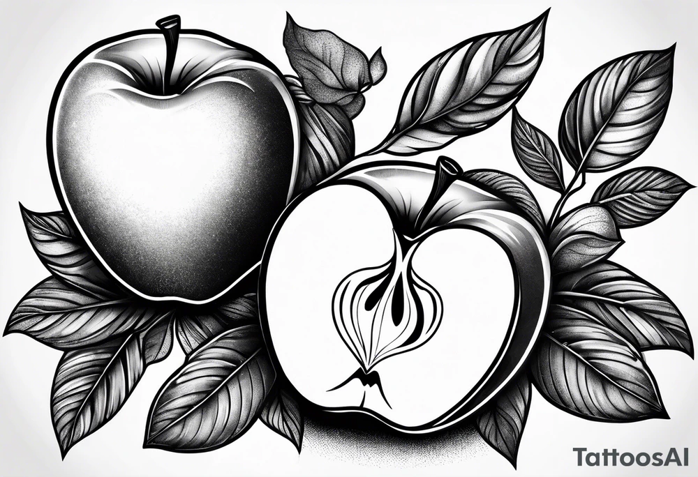 Teacher Apple tattoo idea