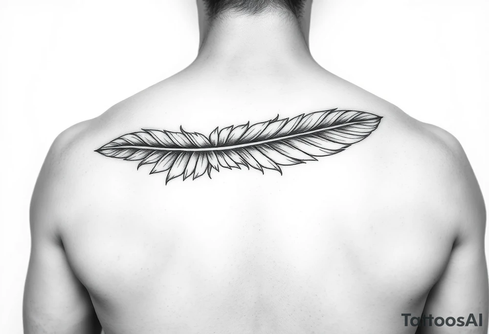 Feather tattoo idea