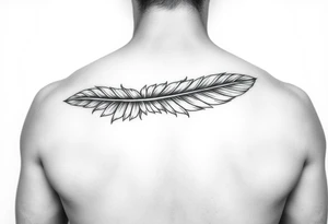 Feather tattoo idea