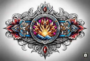Manly religious tattoo tattoo idea