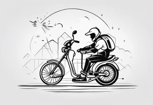 Patin à roulette, Frisbee, escalade, badminton, famille tattoo idea