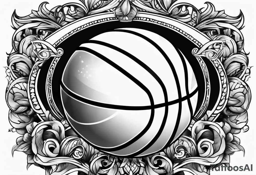 Basketball tattoo idea