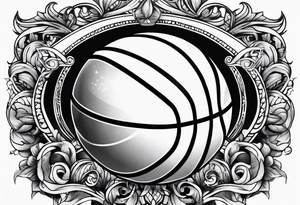 Basketball tattoo idea