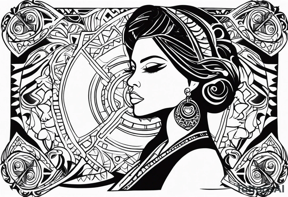 Tribal, panamanian, picture of naked lady tattoo idea