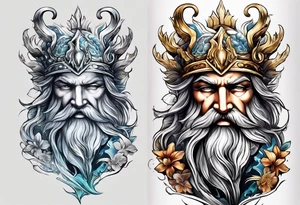 Poseidon tattoo idea