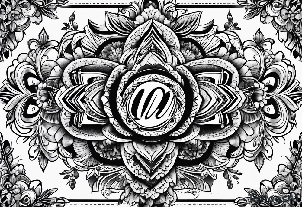V style tattoo tattoo idea