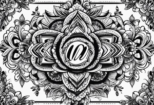 V style tattoo tattoo idea