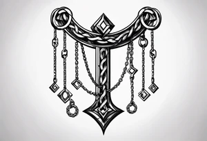 tattoo broken chain tattoo idea